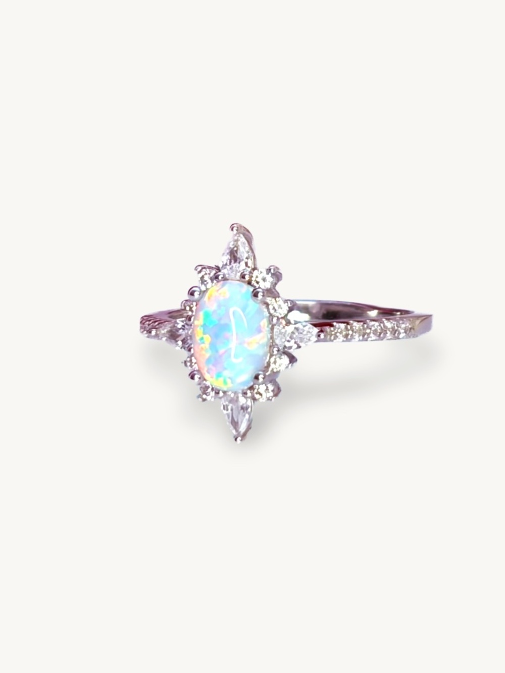 Opal Ring Camille - Picture 2 of 3